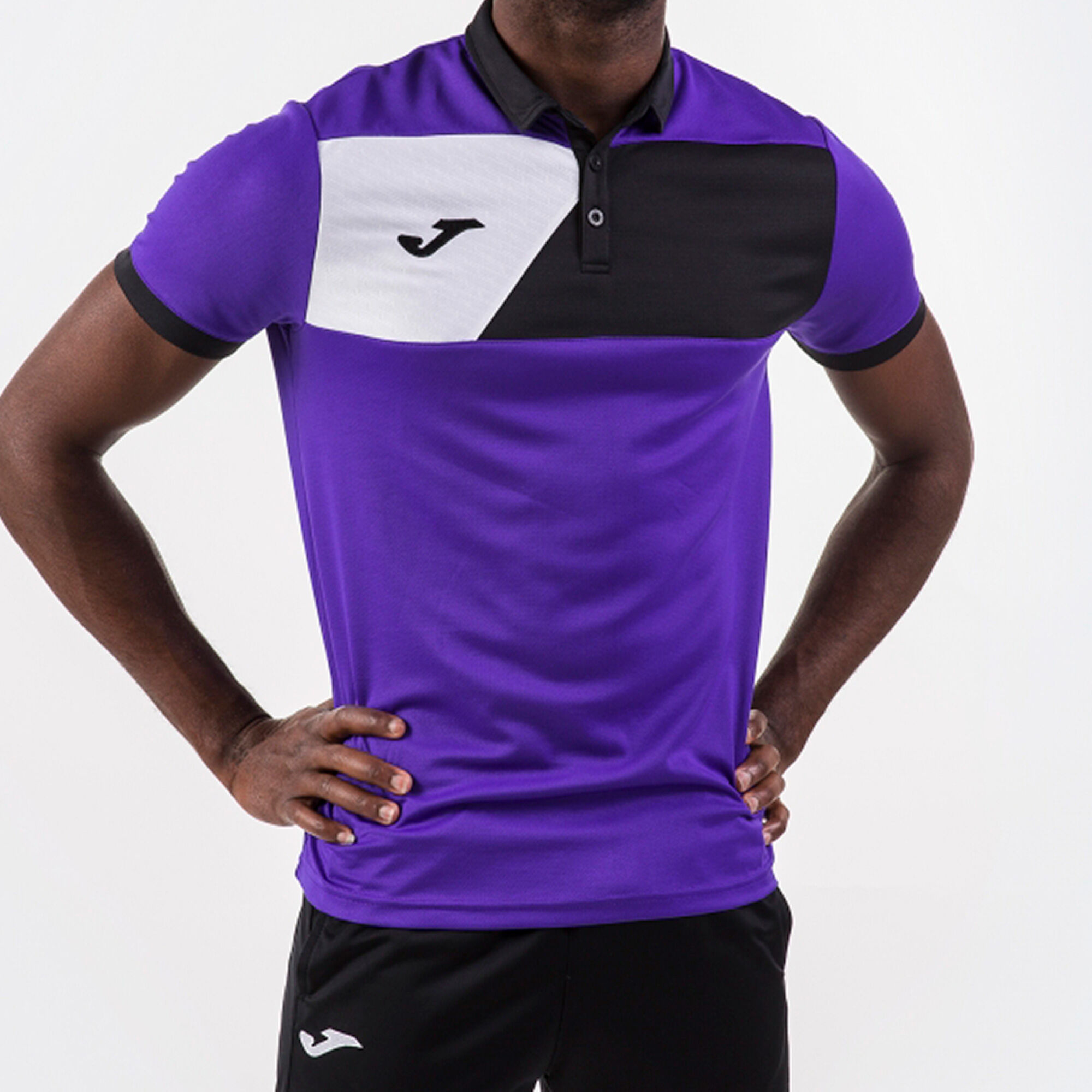 Polo manga corta hombre Crew II morado