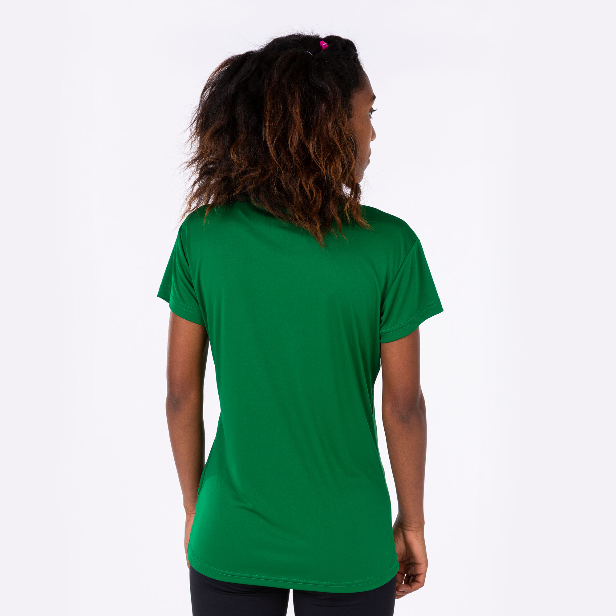 T-shirt manga curta mulher Record II verde