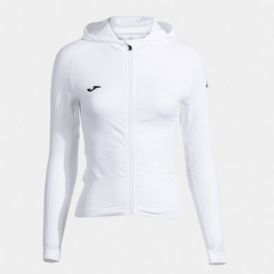 Chaqueta con capucha mujer R-Trail Nature blanco