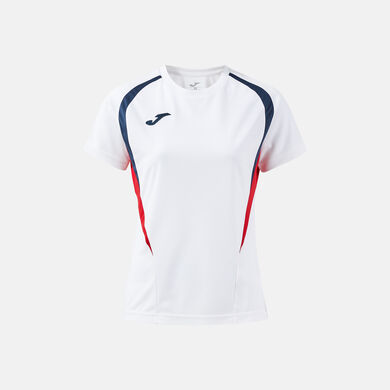 Camiseta manga corta mujer Championship 20 blanco dark navy