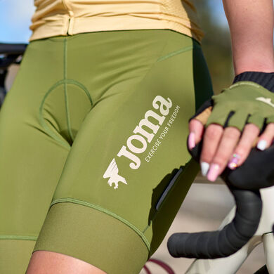 Cycling shorts woman Crono green