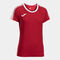 Maglia a manica corta donna Elite XI rosso bianco