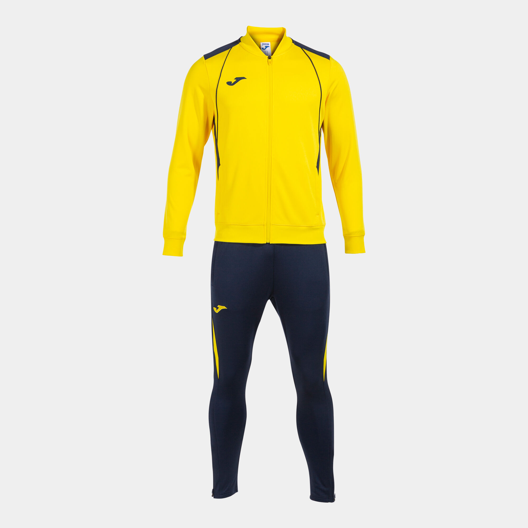 Tracksuit man Championship VII yellow navy blue JOMA