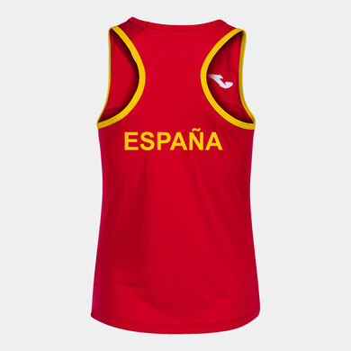 Camiseta tirantes Real Federación Española Tenis mujer
