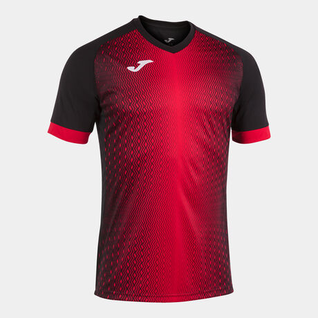 Camiseta manga corta hombre Supernova negro rojo