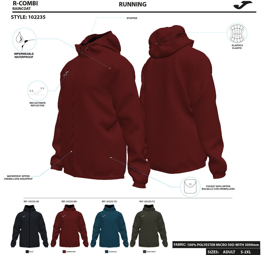 CHUBASQUERO COMBI RUNNING