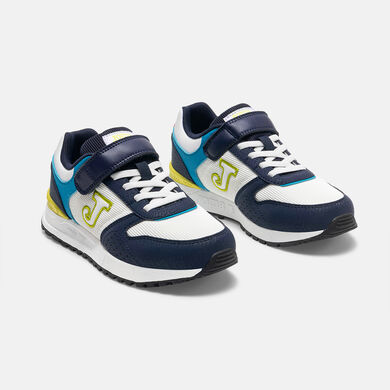 Zapatillas casual Tornado Jr 26 junior marino blanco
