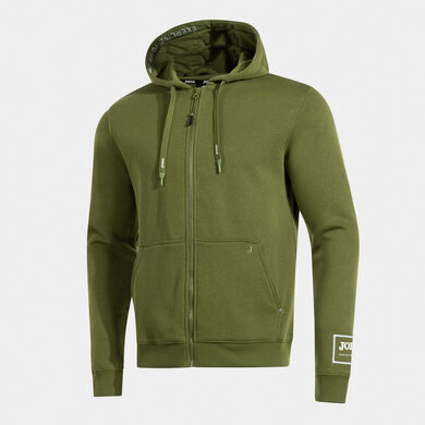 Chaqueta con capucha hombre Urban Street verde