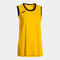 Camiseta sin mangas mujer Final Basket III amarillo negro