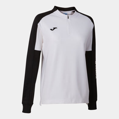 Sudadera mujer Eco Championship blanco negro