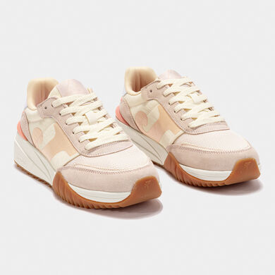 Zapatillas casual C.501 Lady 25 mujer blanco rosa