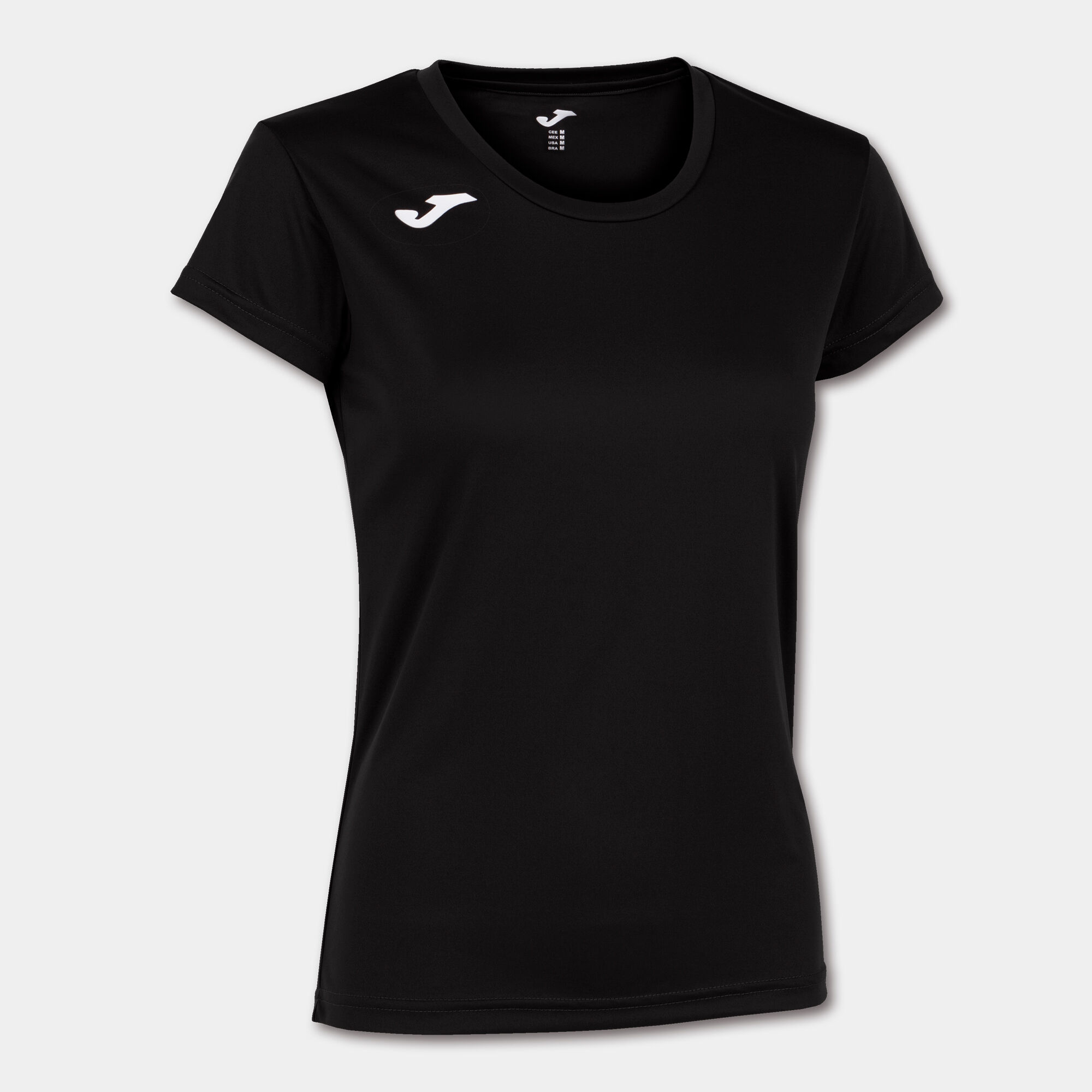 T-shirt manga curta mulher Record II preto