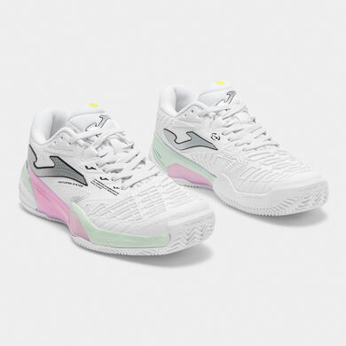 Zapatillas Roland Lady 26 clay mujer blanco rosa