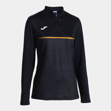 Sweatshirt frau Record III schwarz