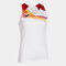 Camiseta tirantes mujer Elite X blanco rojo