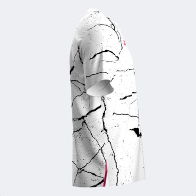Camiseta manga corta hombre R-Night blanco negro