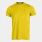 Camiseta manga corta hombre Indoor Gym amarillo
