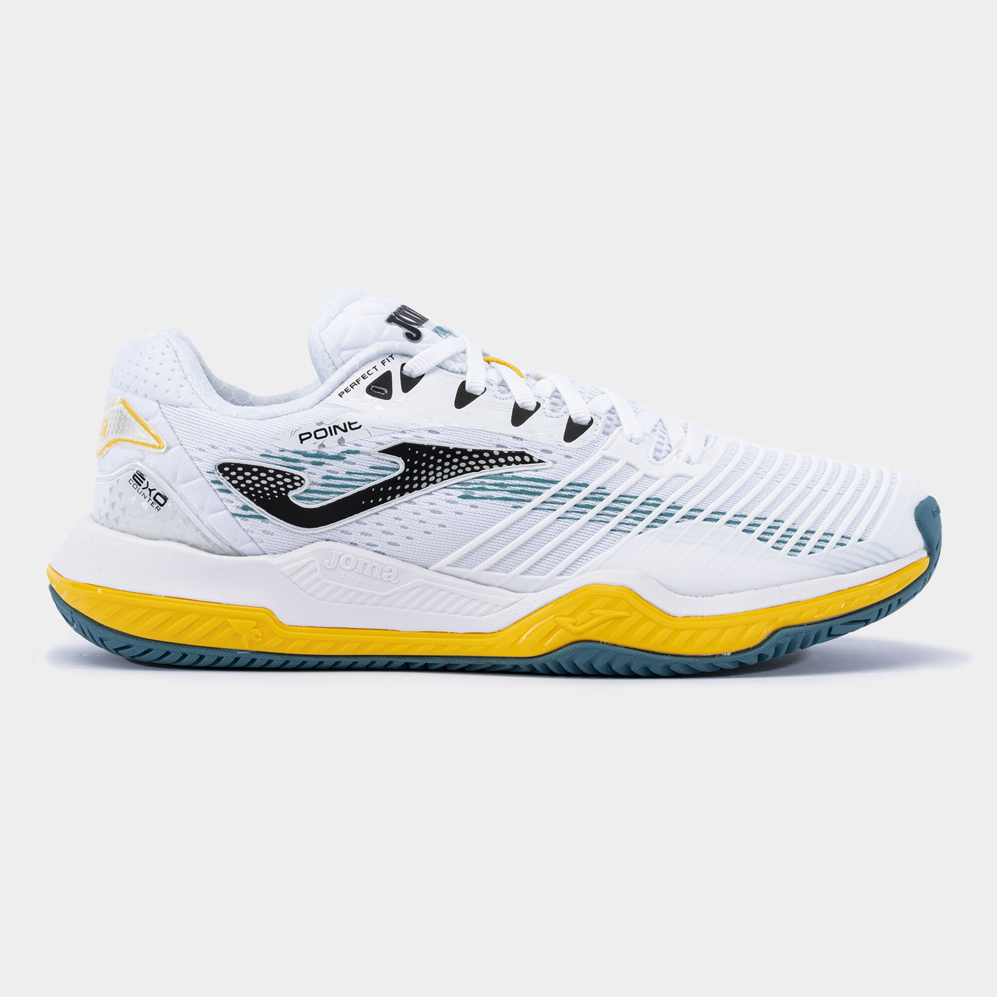 Shoes T.Point 23 hard court man white blue
