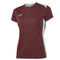 MAILLOT MANCHES COURTES FEMME CAMPUS II BORDEAUX BLEU CIEL