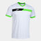 Shirt short sleeve man Court white fluorescent green