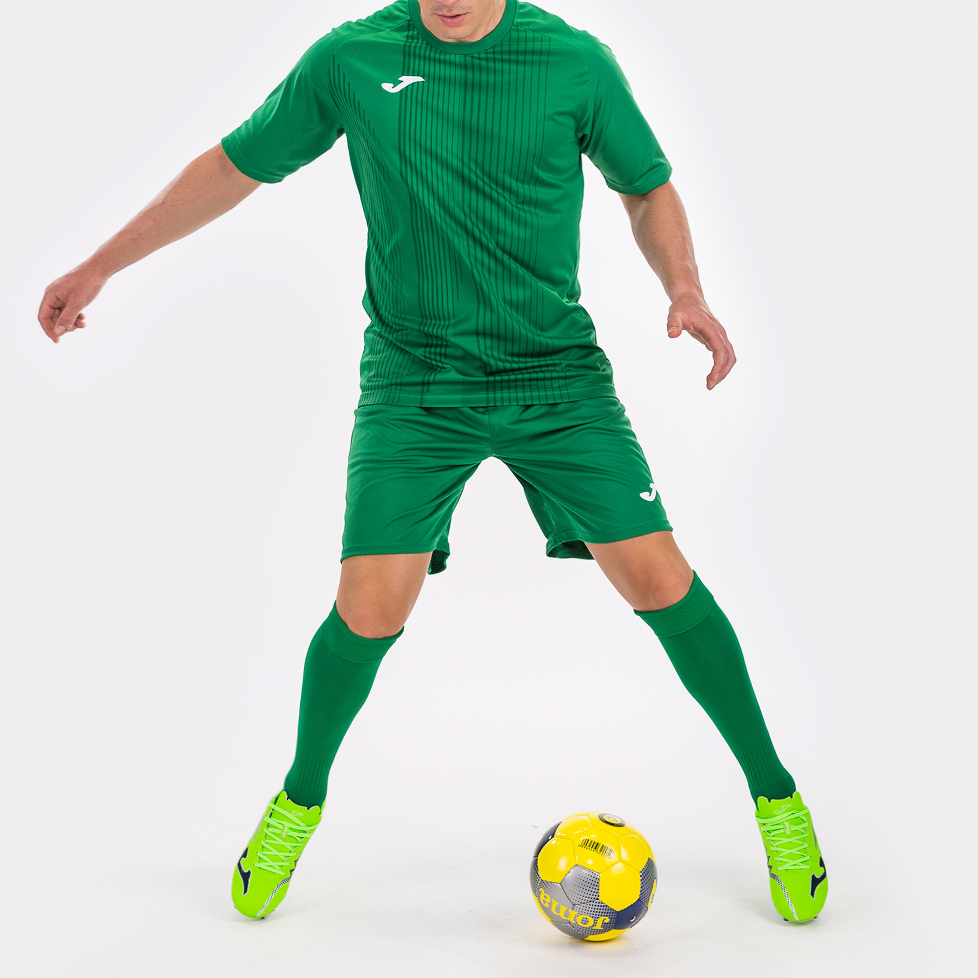 Maglia a manica corta uomo Tiger verde