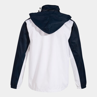 Rainjacket man Montreal white navy blue