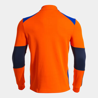 Sudadera hombre Danubio naranja negro