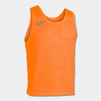Camiseta sin mangas hombre Marathon naranja flúor