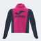 Hanorac cu gluga fete Park fucsia negru