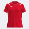 Camiseta manga corta mujer Dinamo II rojo blanco