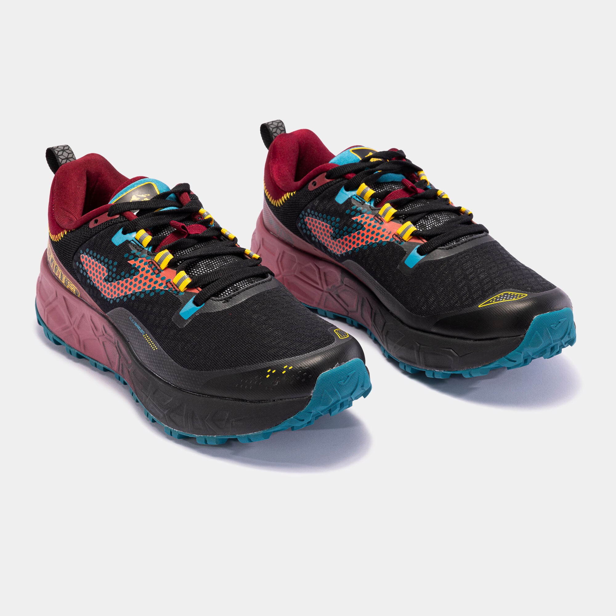 Trail-running shoes Tk.Sima 23 man dark gray maroon