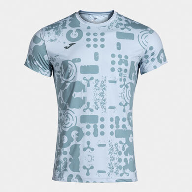 Shirt short sleeve man Challenge blue