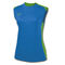 Canotta donna Campus II blu reale verde fluorescente