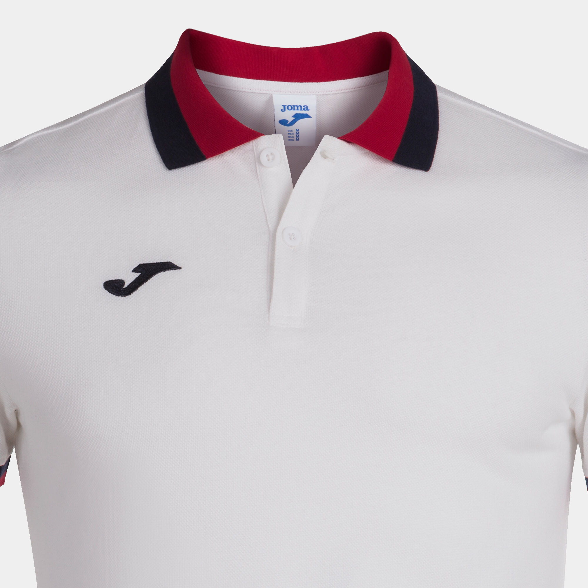 Polo shirt short-sleeve man Confort II white | JOMA®