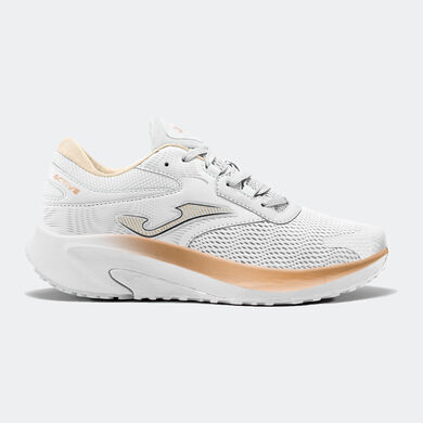 Sapatilhas running Active Lady 25 mulher branco dourado