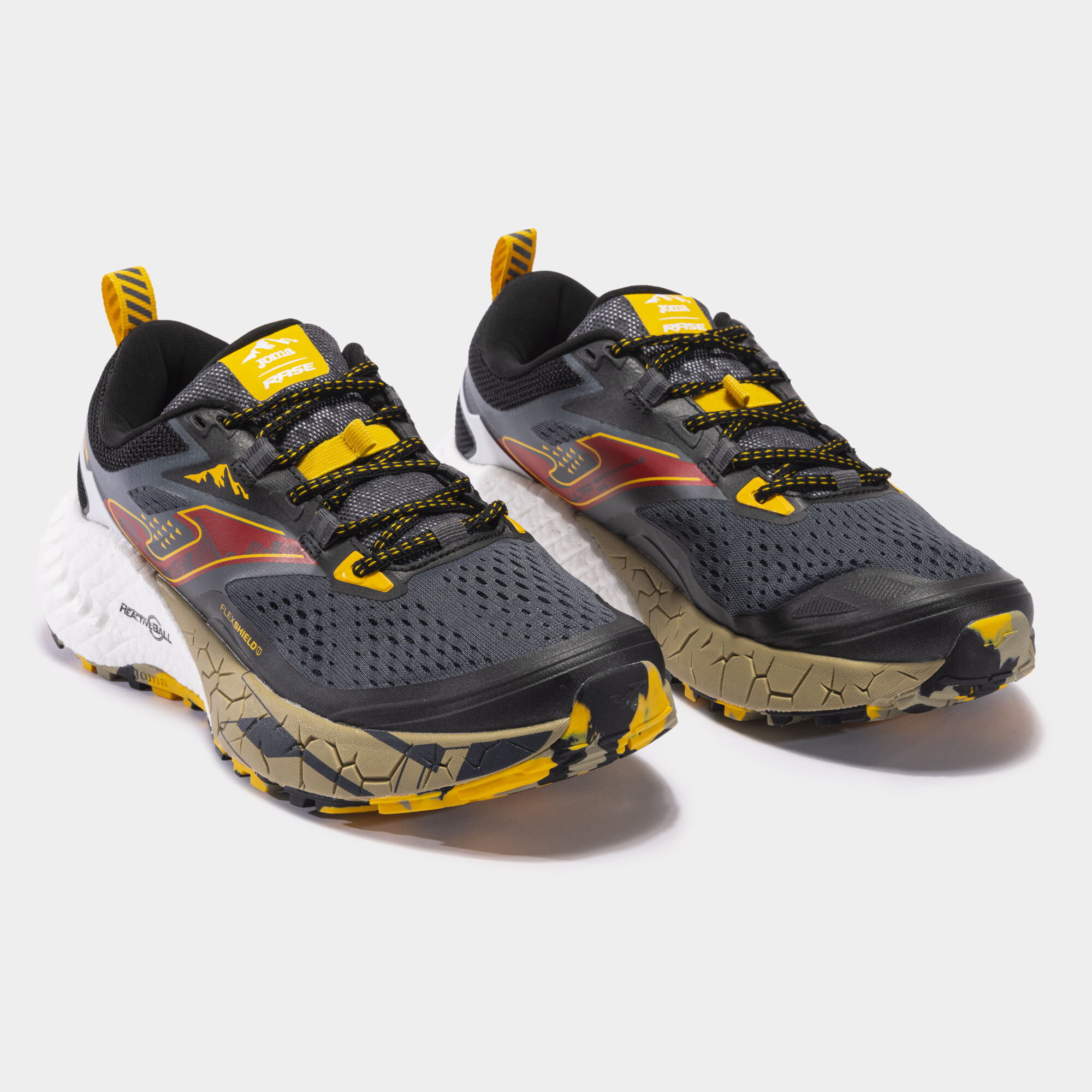 Trail-running shoes Rase Men 23 man gray red