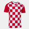 Maglia a manica corta uomo Flag II rosso bianco