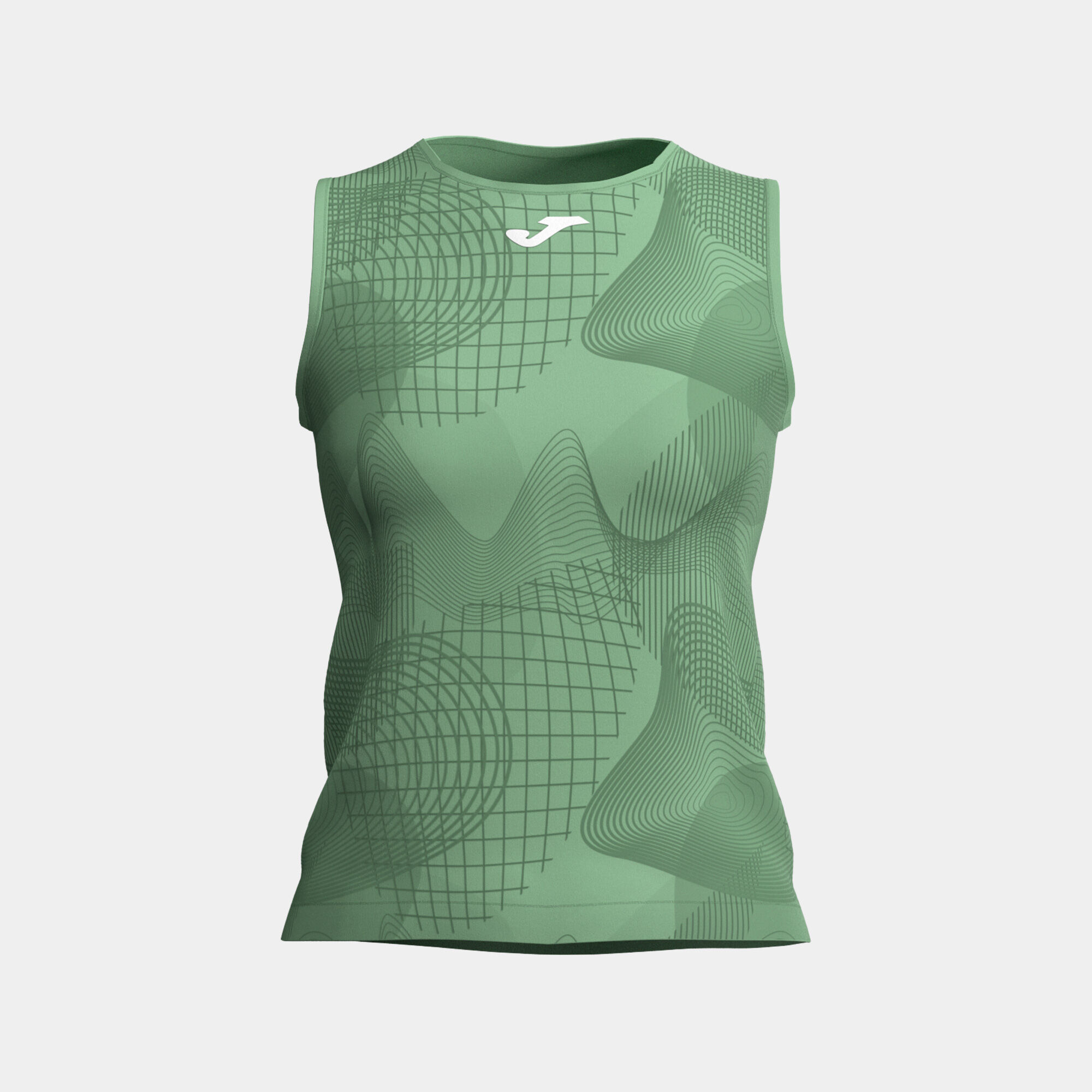 Camiseta tirantes mujer Challenge verde