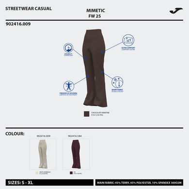Pantaloni lungi damă Mimetic maro