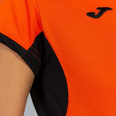 TRICOU CU MÂNECĂ SCURTĂ DAMĂ CHAMPIONSHIP IV PORTOCALIU NEGRU