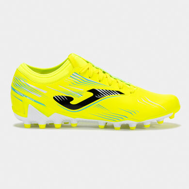 Fußballschuhe Propulsion 25 kunstrasen (AG) neongelb
