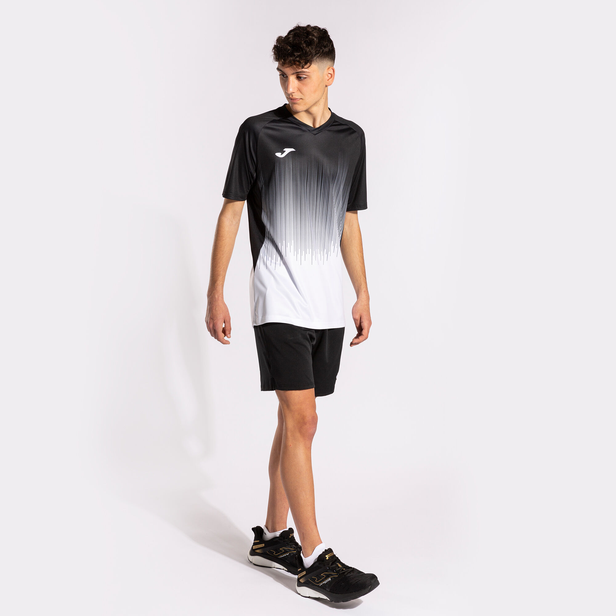Shirt short sleeve man Tiger IV white black | JOMA®