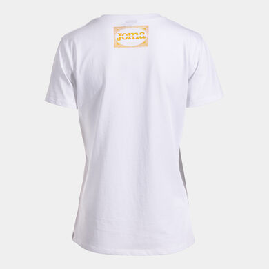 Camiseta manga corta mujer Combat blanco
