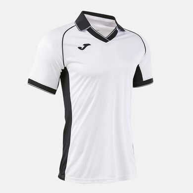 Polo manga corta hombre Vintage Eco Retro blanco negro