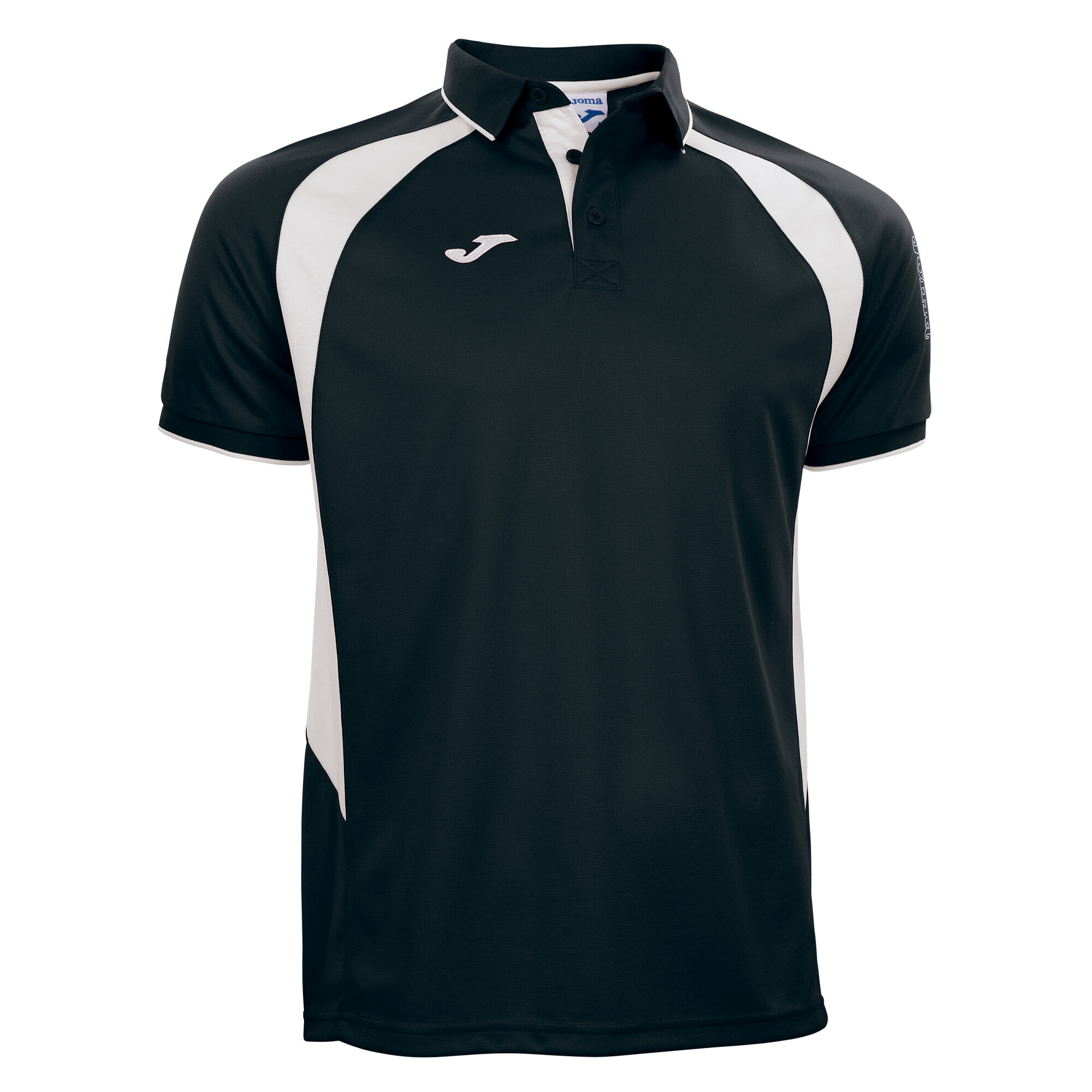 Polo shirt short-sleeve man Championship III black white