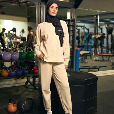Sudadera mujer Breath beige