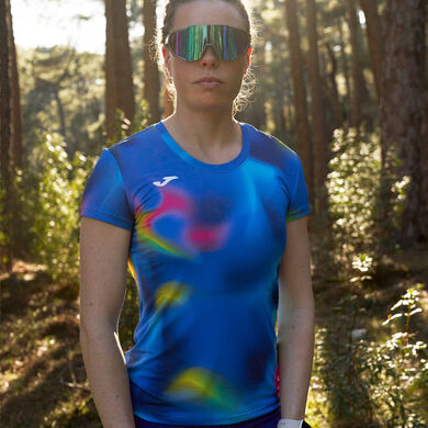 Maglia a manica corta donna R-Trail Nature blu