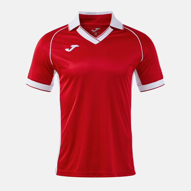 Polo manga corta hombre Vintage Eco Retro rojo blanco