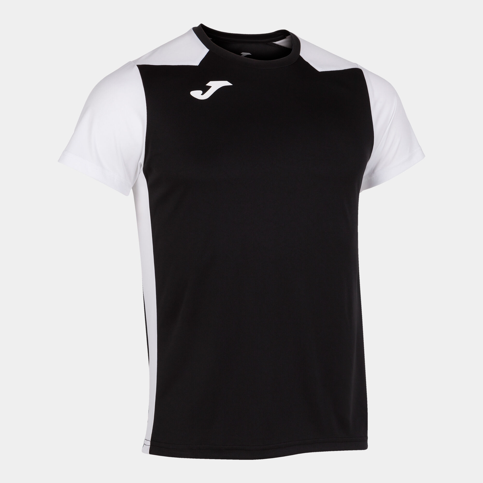 Shirt short sleeve man Record II black white