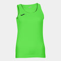 Camiseta sin mangas mujer Diana verde flúor